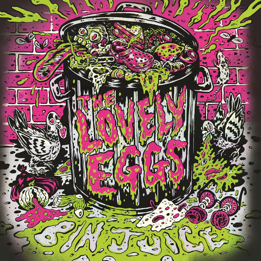 The Lovely Eggs - Bin Juice (Indie Exclusive Neon Toxic Slime Green Vinyl) - Joco Records