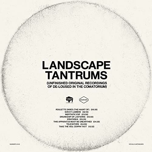 The Mars Volta - Landscape Tantrums - Unfinished Original Recordings Of De-Loused In The Comatorium (Black Vinyl) (LP) - Joco Records