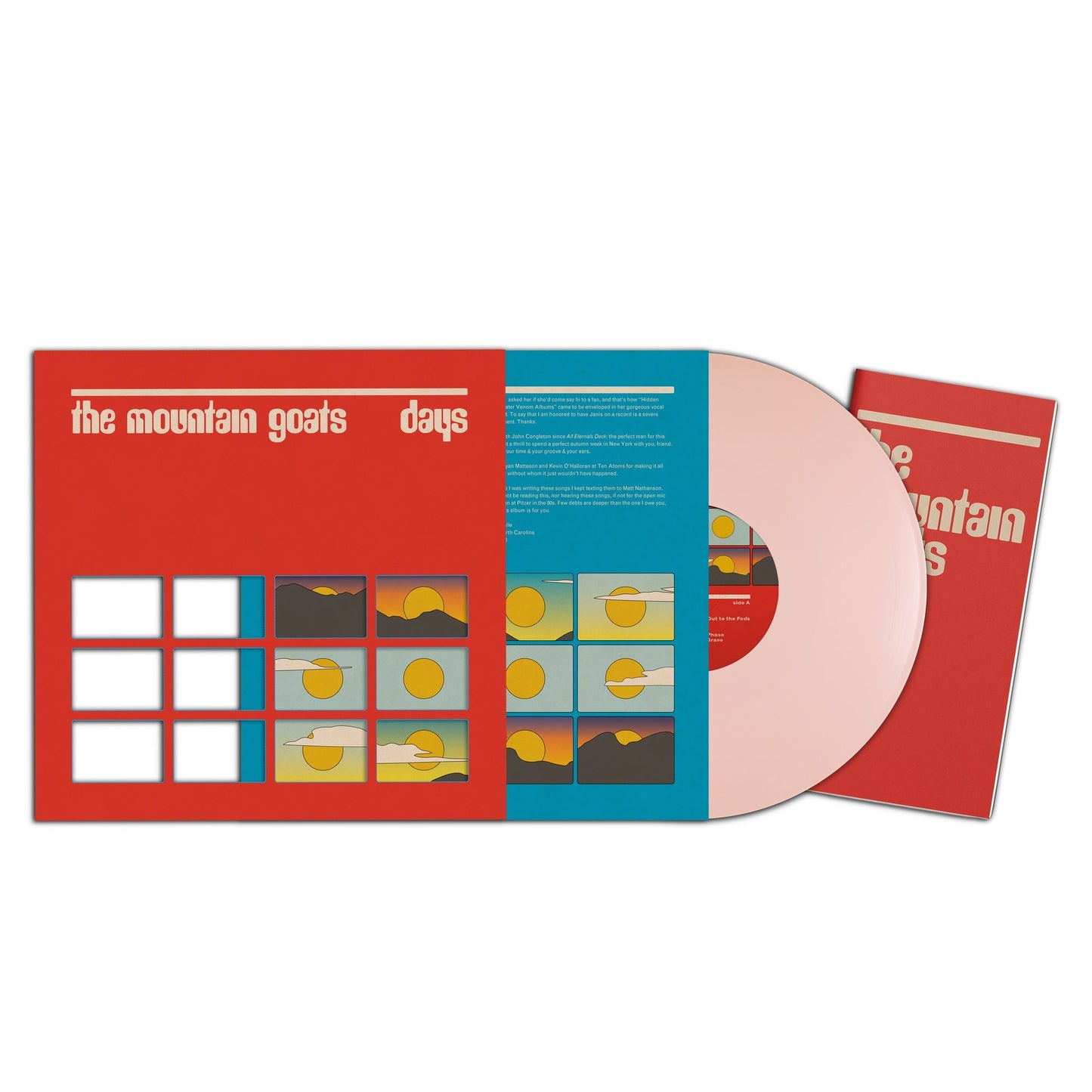 The Mountain Goats - Days (Deluxe Packaging Indie Exclusive) (Rose-Tipped Fingers Pink)