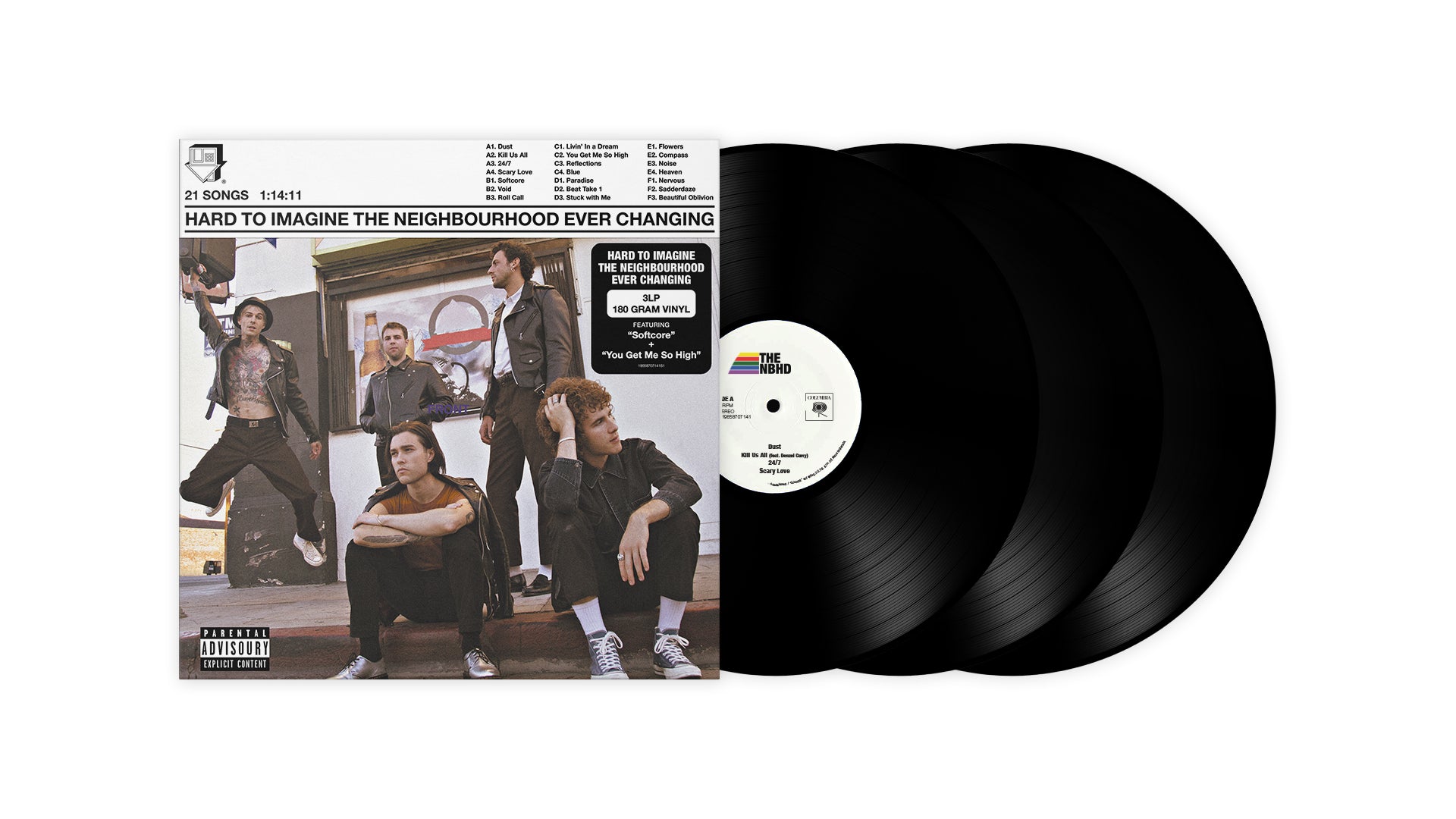 The Neighbourhood - Hard To Imagine The Neighbourhood Ever Changing (180 Gram) (3 LP) - Joco Records
