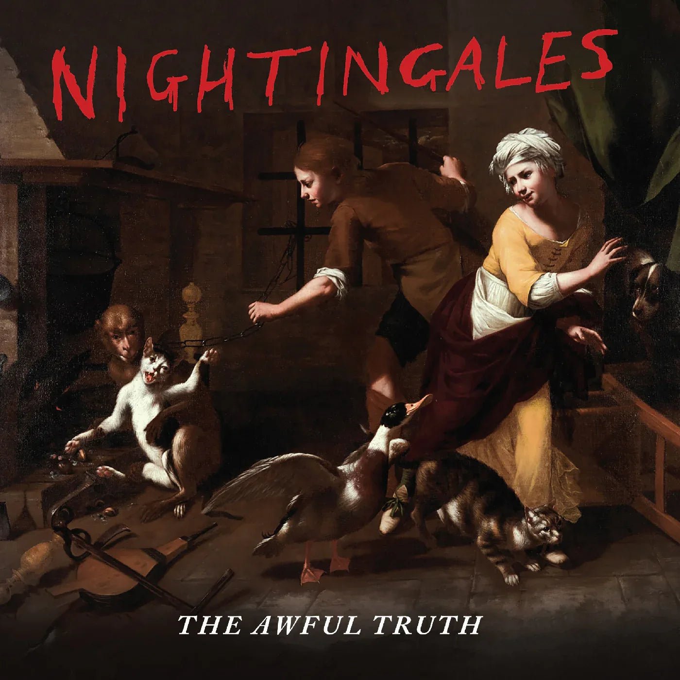 The Nightingales - The Awful Truth (Red Vinyl) (LP) - Joco Records