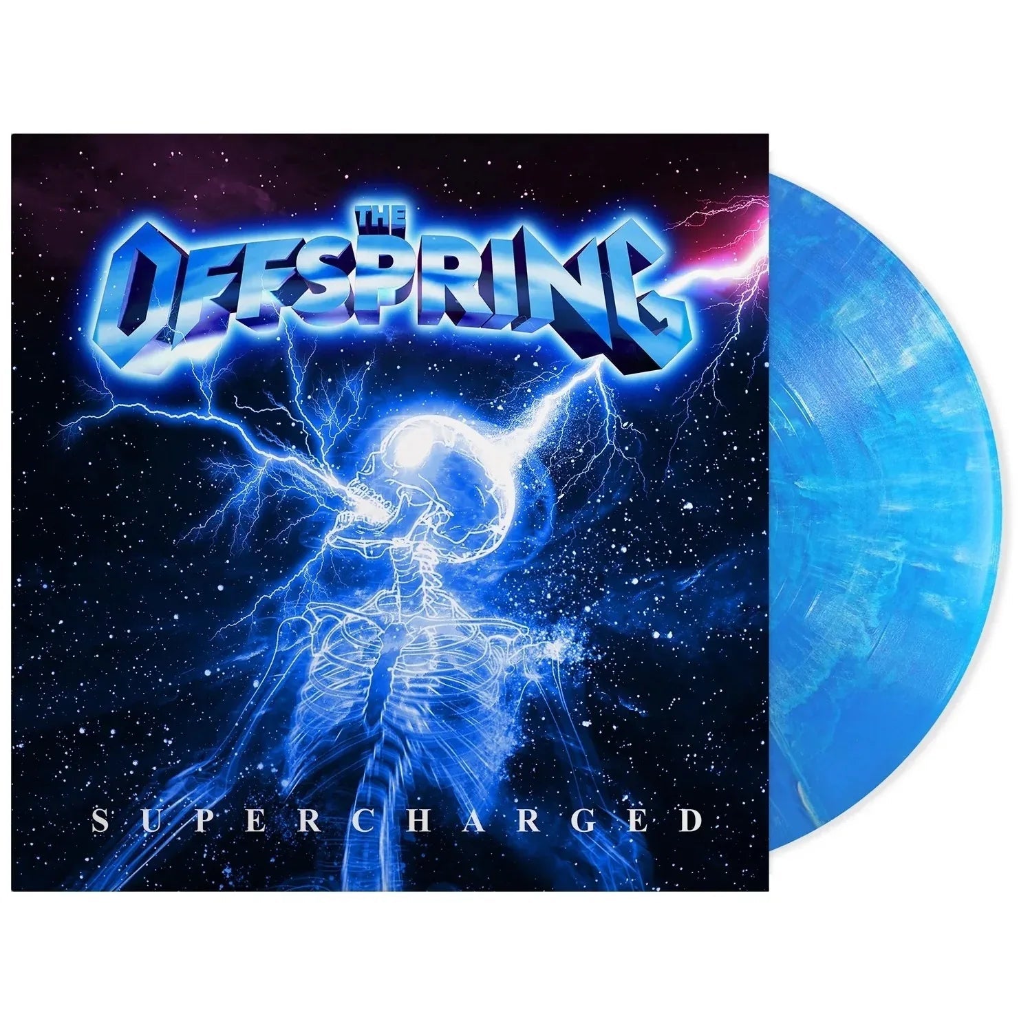 The Offspring - Supercharged (Indie Exclusive, Blue Marble Vinyl) (LP) - Joco Records