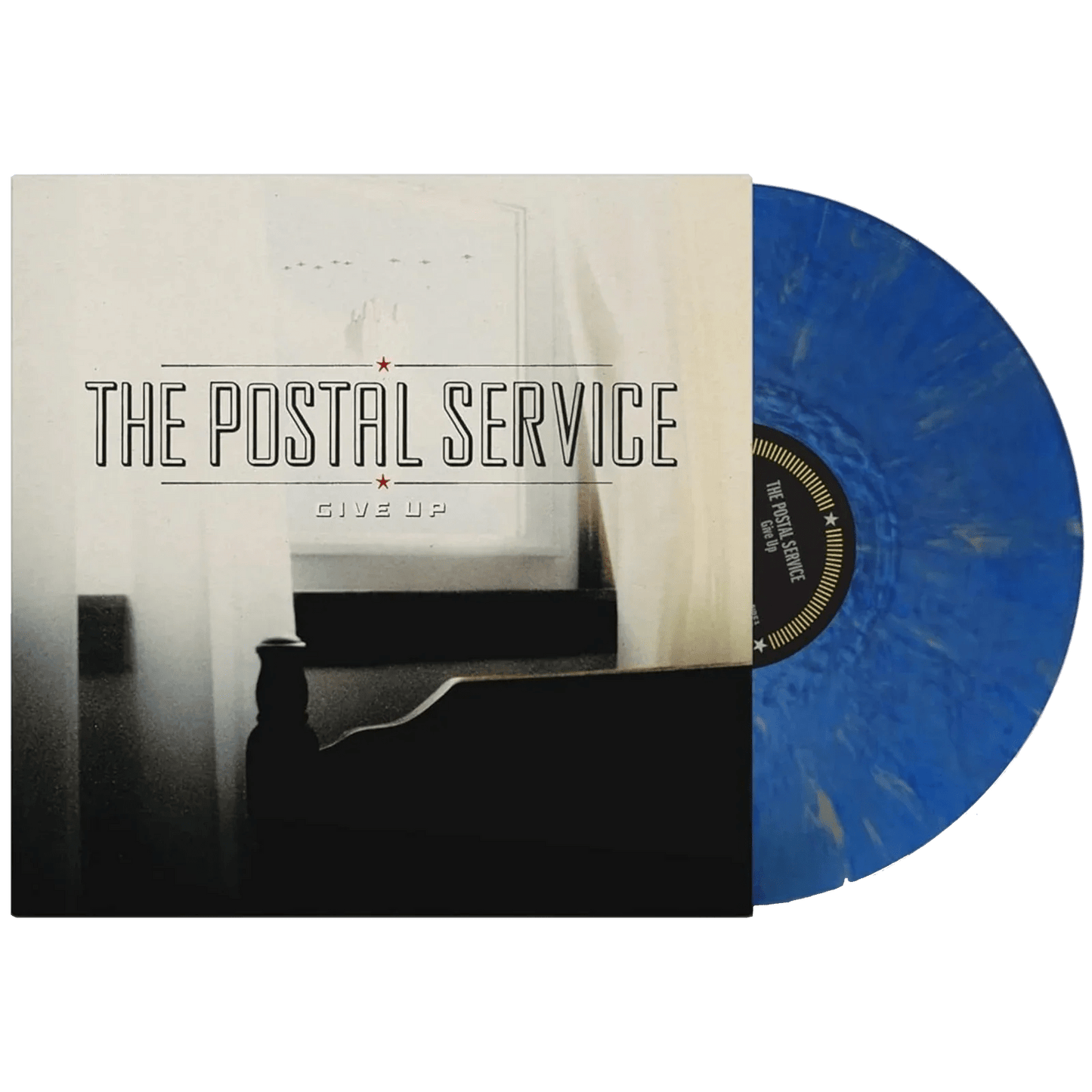The Postal Service - Give Up (20th Anniverary Limited Edition, Blue & Silver Vinyl) (LP) - Joco Records