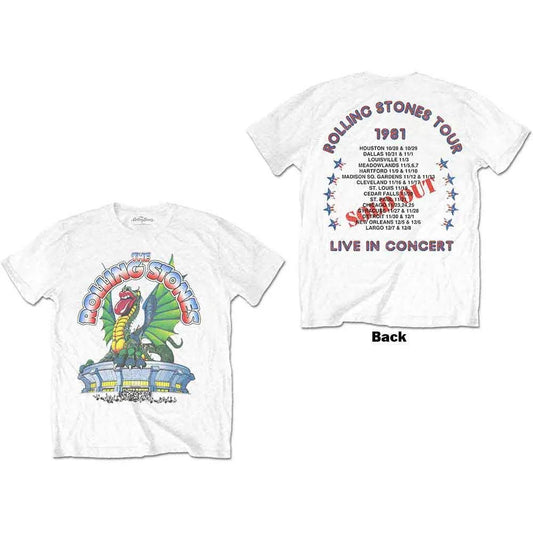 The Rolling Stones - 81 Tour Dragon (T-Shirt) - Joco Records