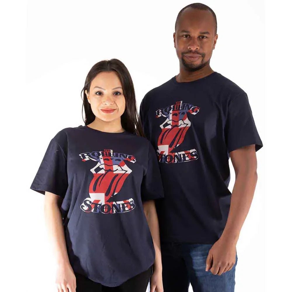 The Rolling Stones - British Flag Tongue (T-Shirt) - Joco Records
