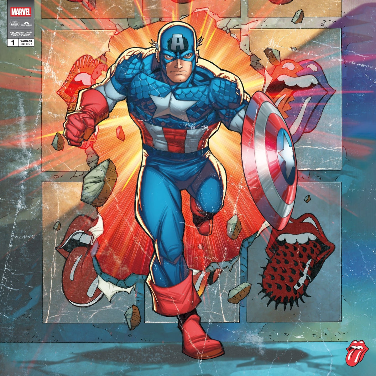 The Rolling Stones - Foreign Tongues (Marvel Collector'S Series) (Captain America) (2 LP) - Joco Records
