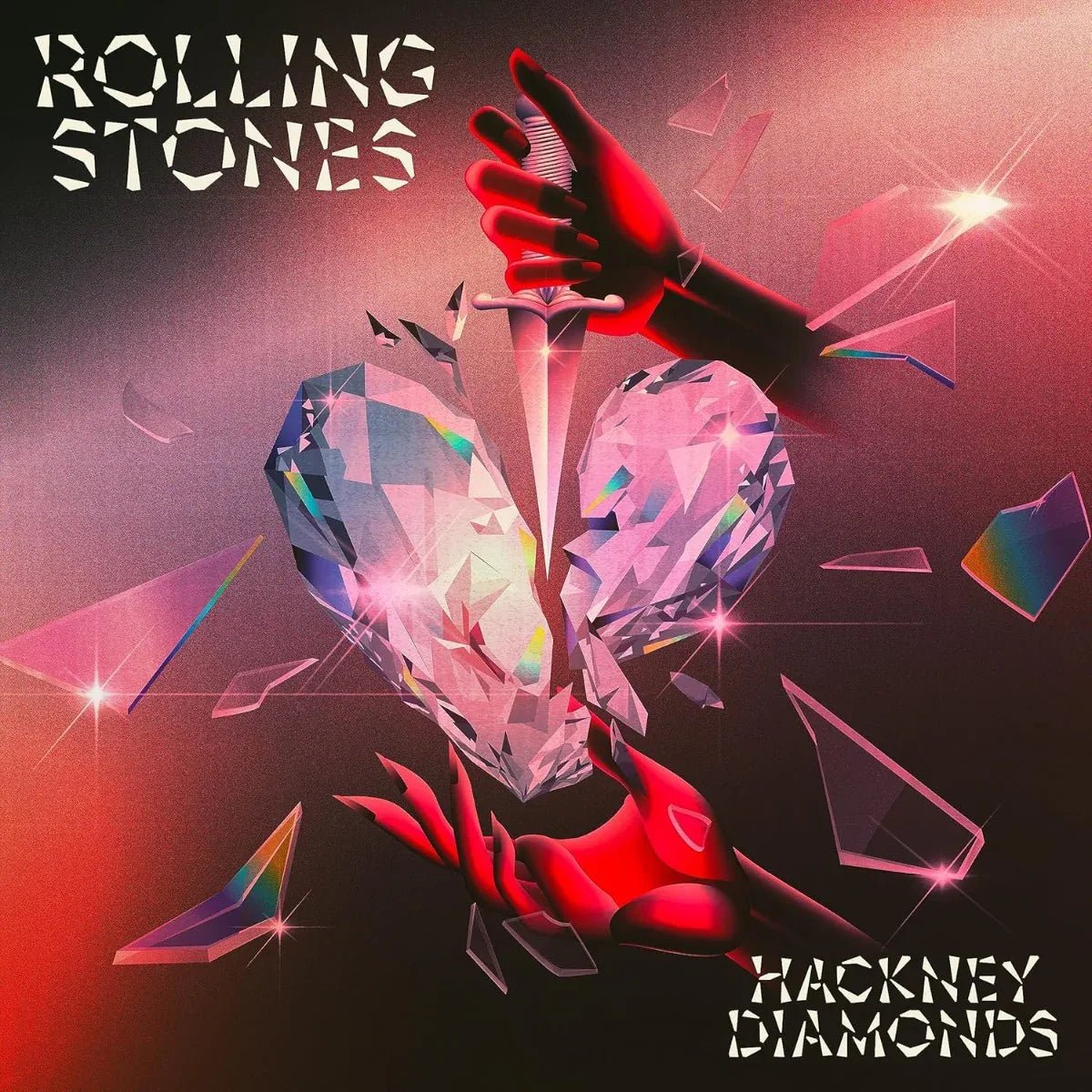 The Rolling Stones - Hackney Diamonds (Anniversary Edition, Clear & Blue Splatter Vinyl) (2 LP) - Joco Records