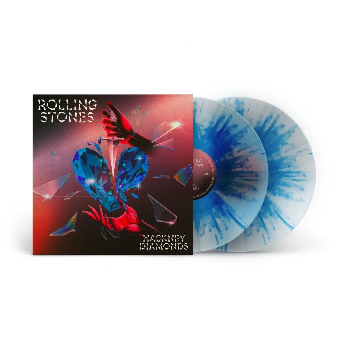 The Rolling Stones - Hackney Diamonds (Anniversary Edition, Clear & Blue Splatter Vinyl) (2 LP) - Joco Records