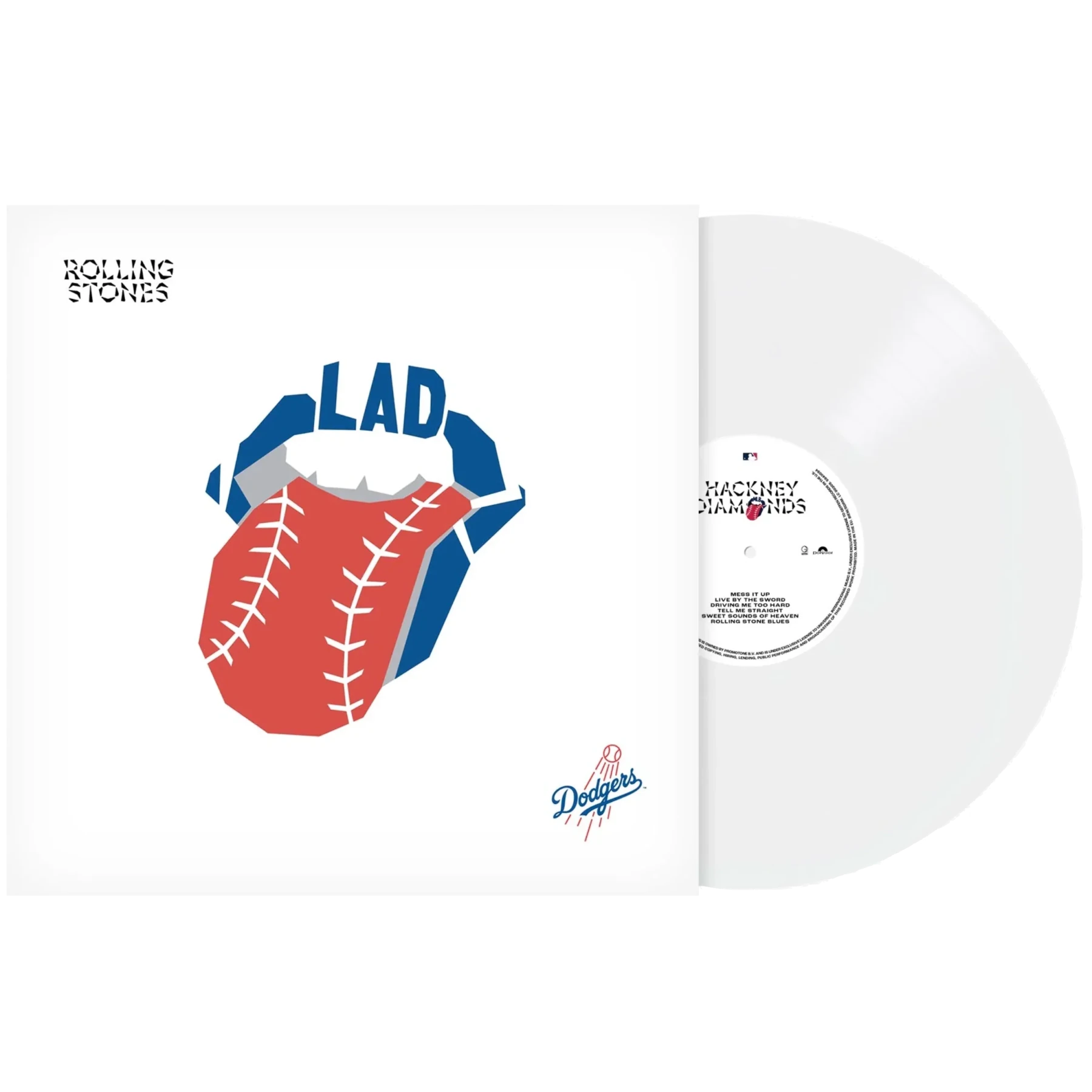 The Rolling Stones - Hackney Diamonds (Limited Edition, L.A. Dodgers White Vinyl) (LP) - Joco Records