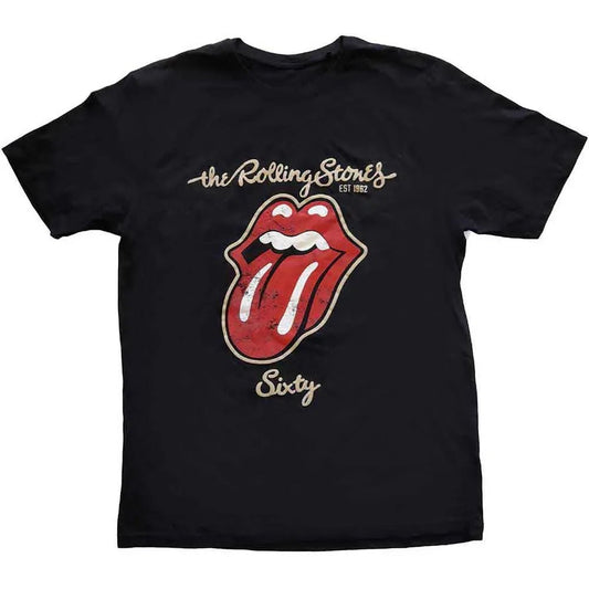The Rolling Stones - Sixty Plastered Tongue (T-Shirt) - Joco Records