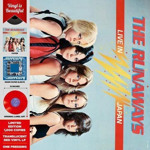 The Runaways - Live In Japan (Limited Edition) (Red Vinyl) (LP) - Joco Records