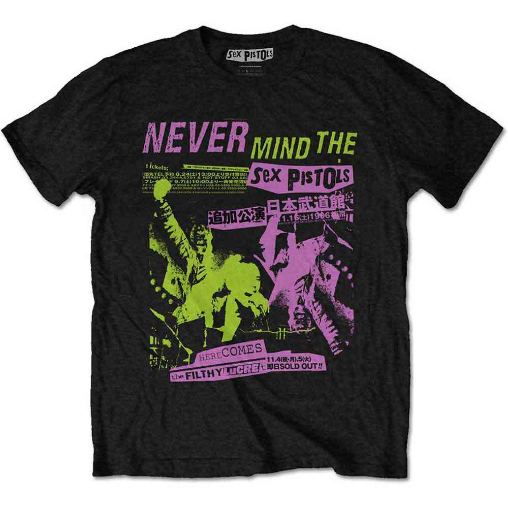 The Sex Pistols - Japanese Poster (T-Shirt) - Joco Records