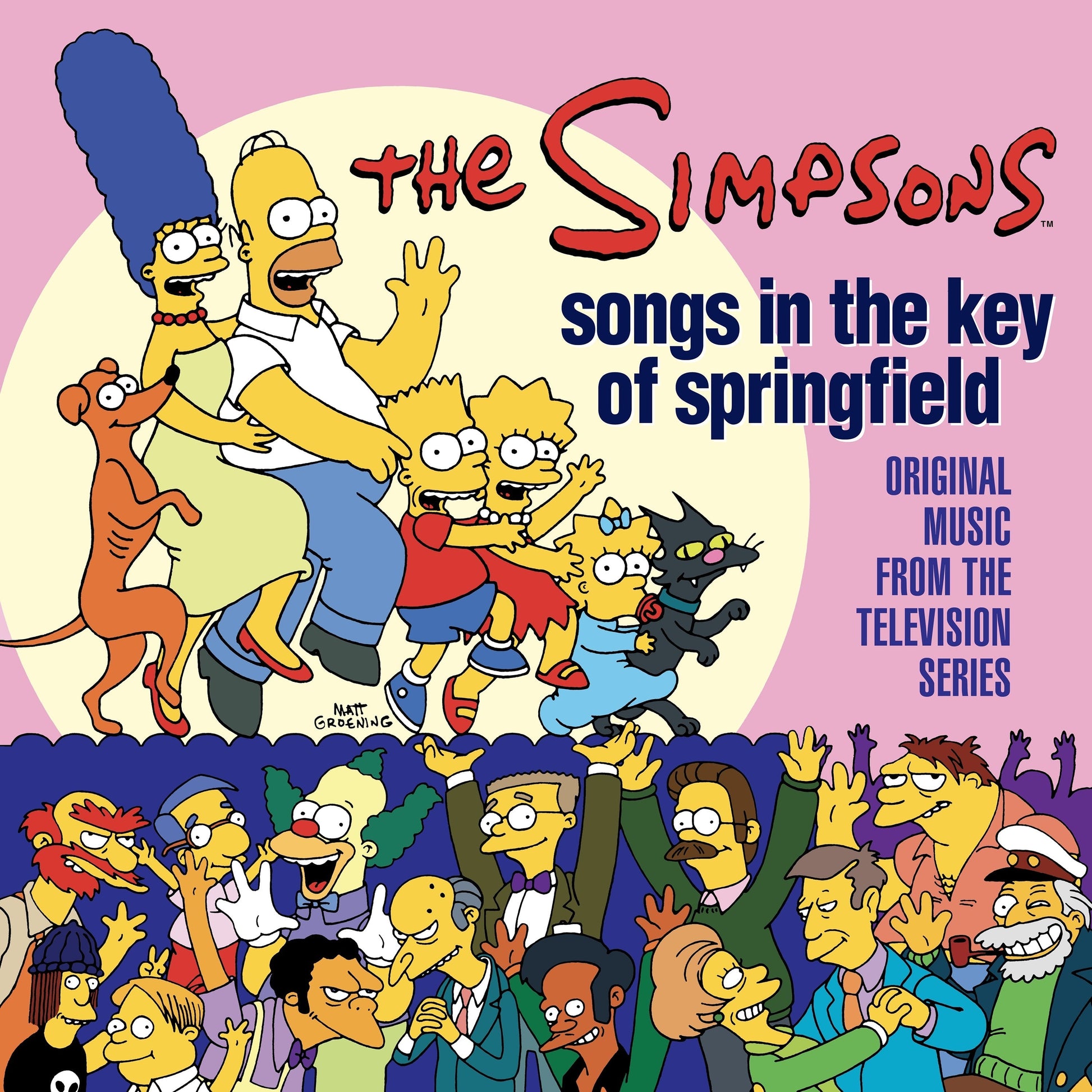 The Simpsons - Songs In The Key Of Springfield (Original Music From The Television Series) (Canary Yellow/Baby Pink) (2 LP)
