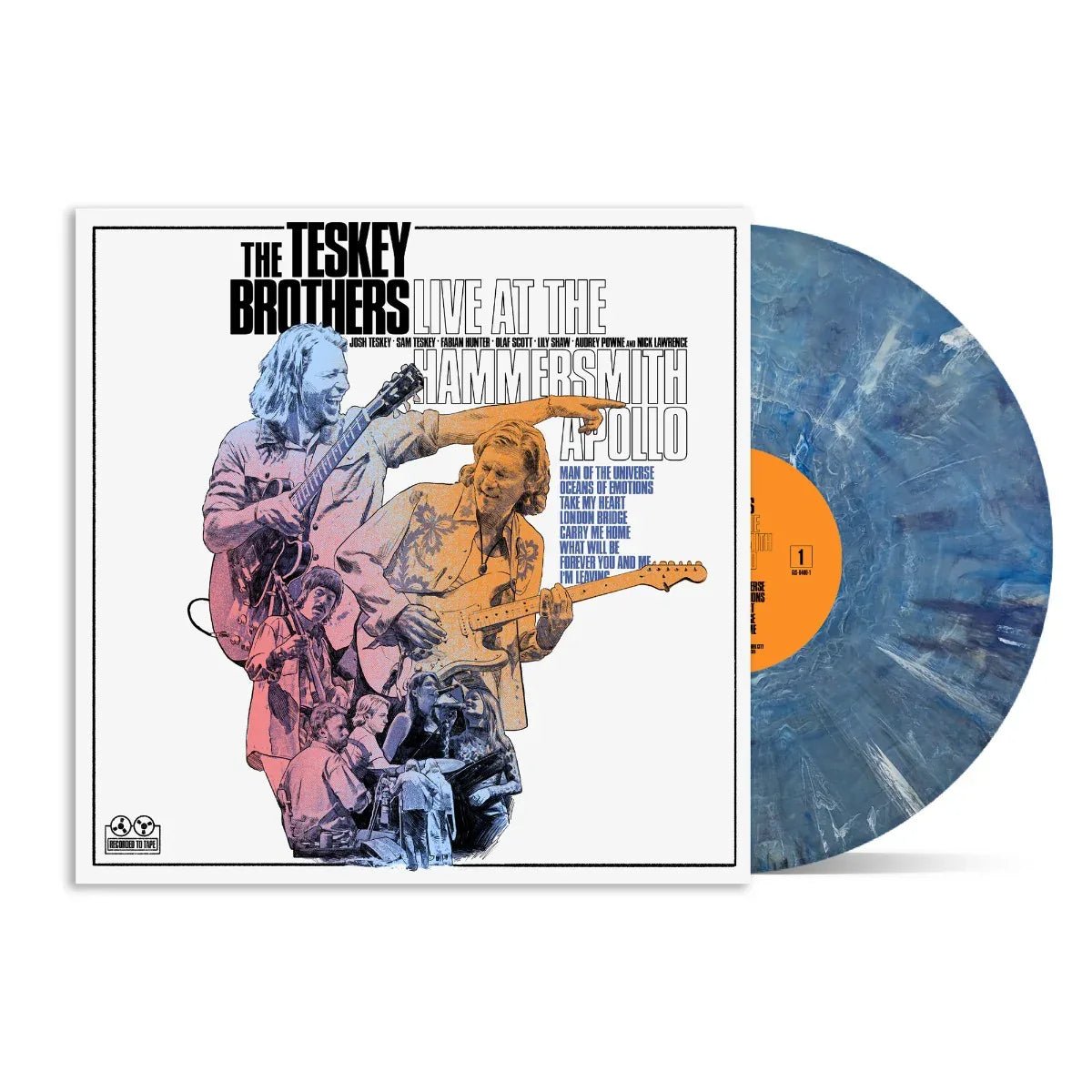 The Teskey Brothers - Live At The Hammersmith Apollo (Heron Blue Vinyl) - Joco Records