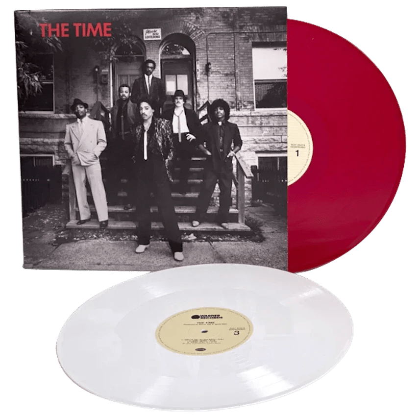 The Time - The Time (Expanded Edition) (Red & Whie Vinyl) (2 LP) - Joco Records