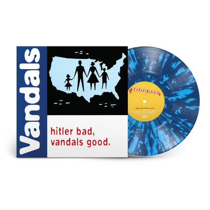 The Vandals - Hitler Bad, Vandals Good. (25th Anniversary Edition) (White/Blue Splatter LP) - Joco Records