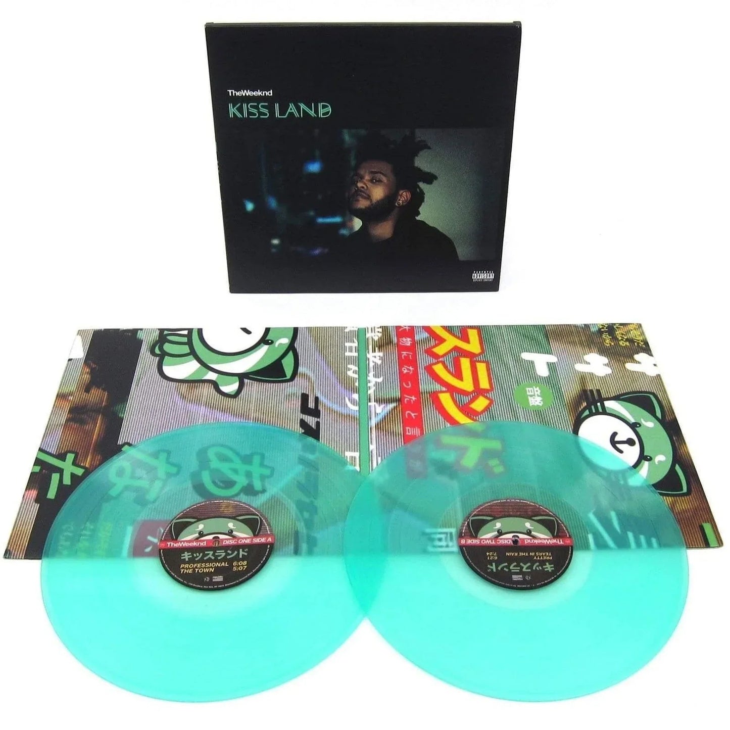 The Weeknd - Kiss Land (Limited Anniversary Edition, Seaglass Foam Vinyl) (2 LP) - Joco Records