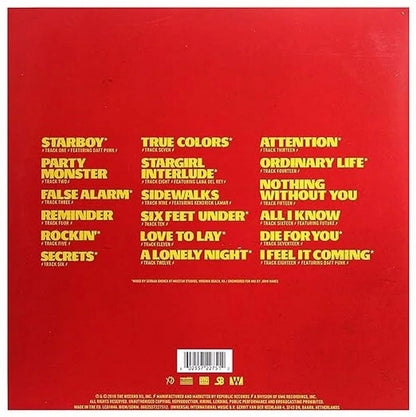 The Weeknd - Starboy (Limited Edition, Translucent Red Vinyl) (2 LP) - Joco Records