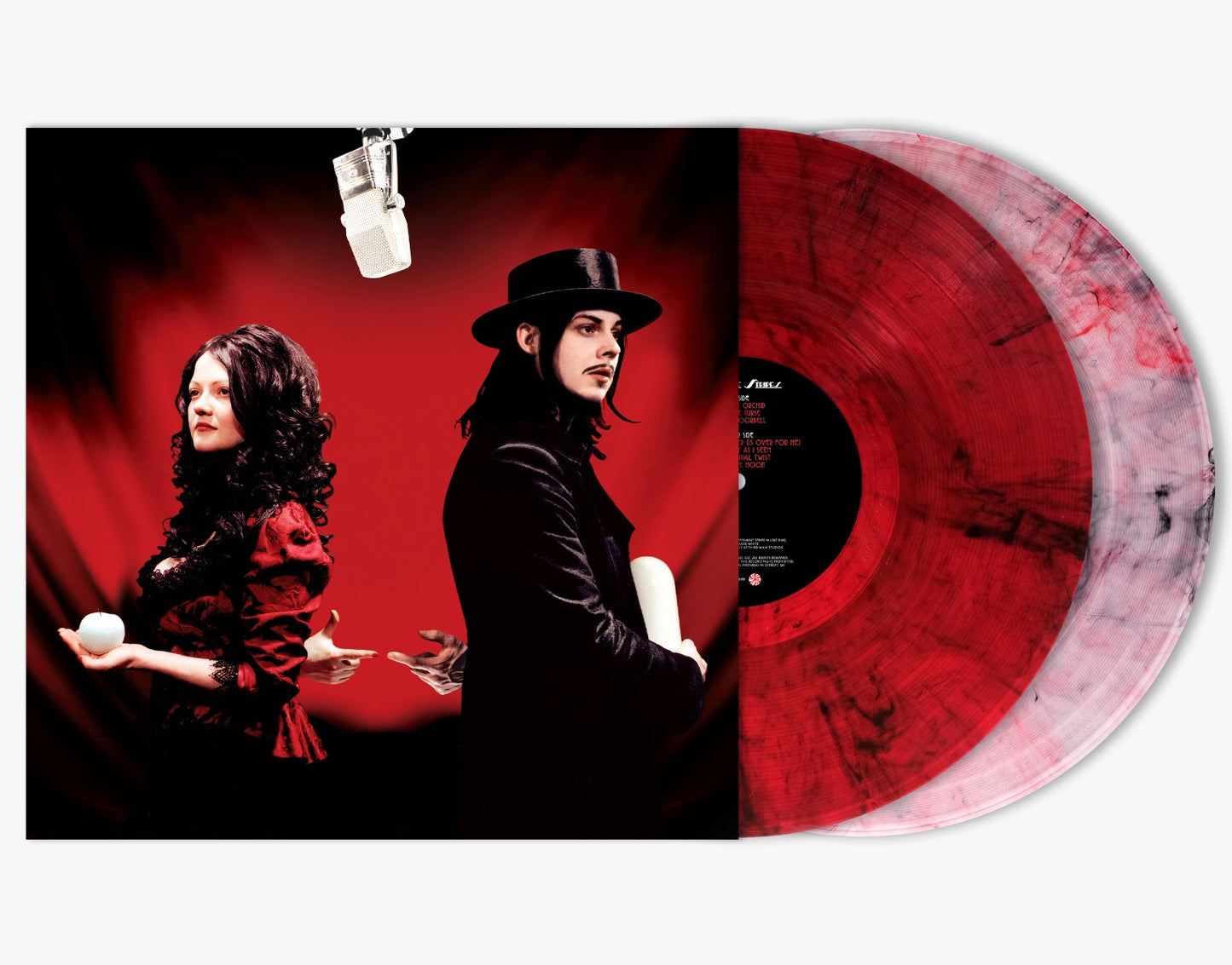 The White Stripes - Get Behind Me Satan (20th Anniversary, Limited Edition, Red/Clear/Black) (2 LP)