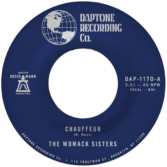The Womack Sisters - Chauffeur B/W Instrumental