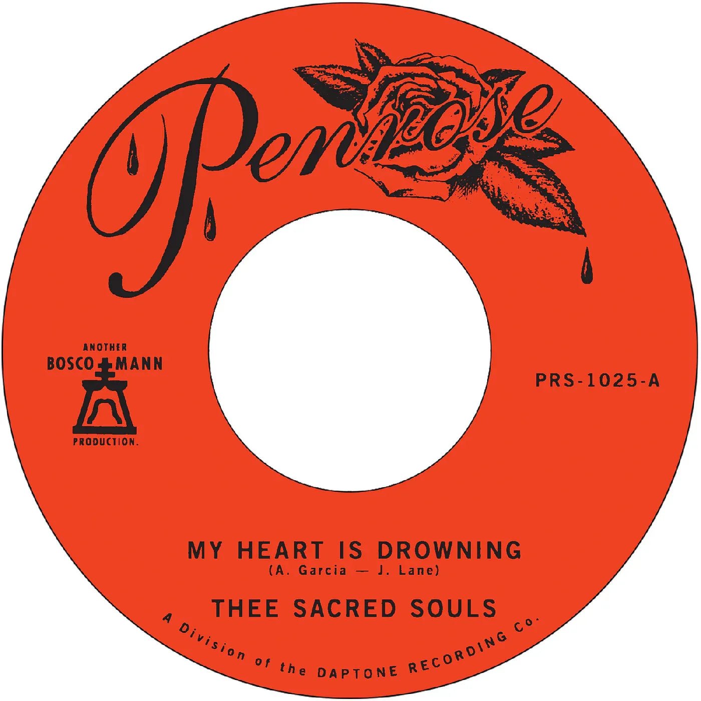 Thee Sacred Souls - My Heart Is Drowning B/W Stuck In The Mud (Vinyl) - Joco Records