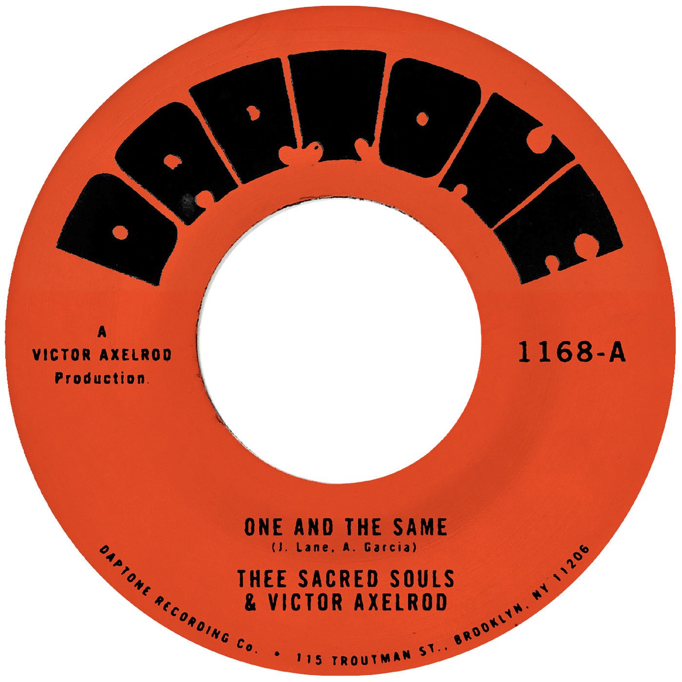 Thee Sacred Souls - One And The Same B/W Same Difference (Vinyl) - Joco Records