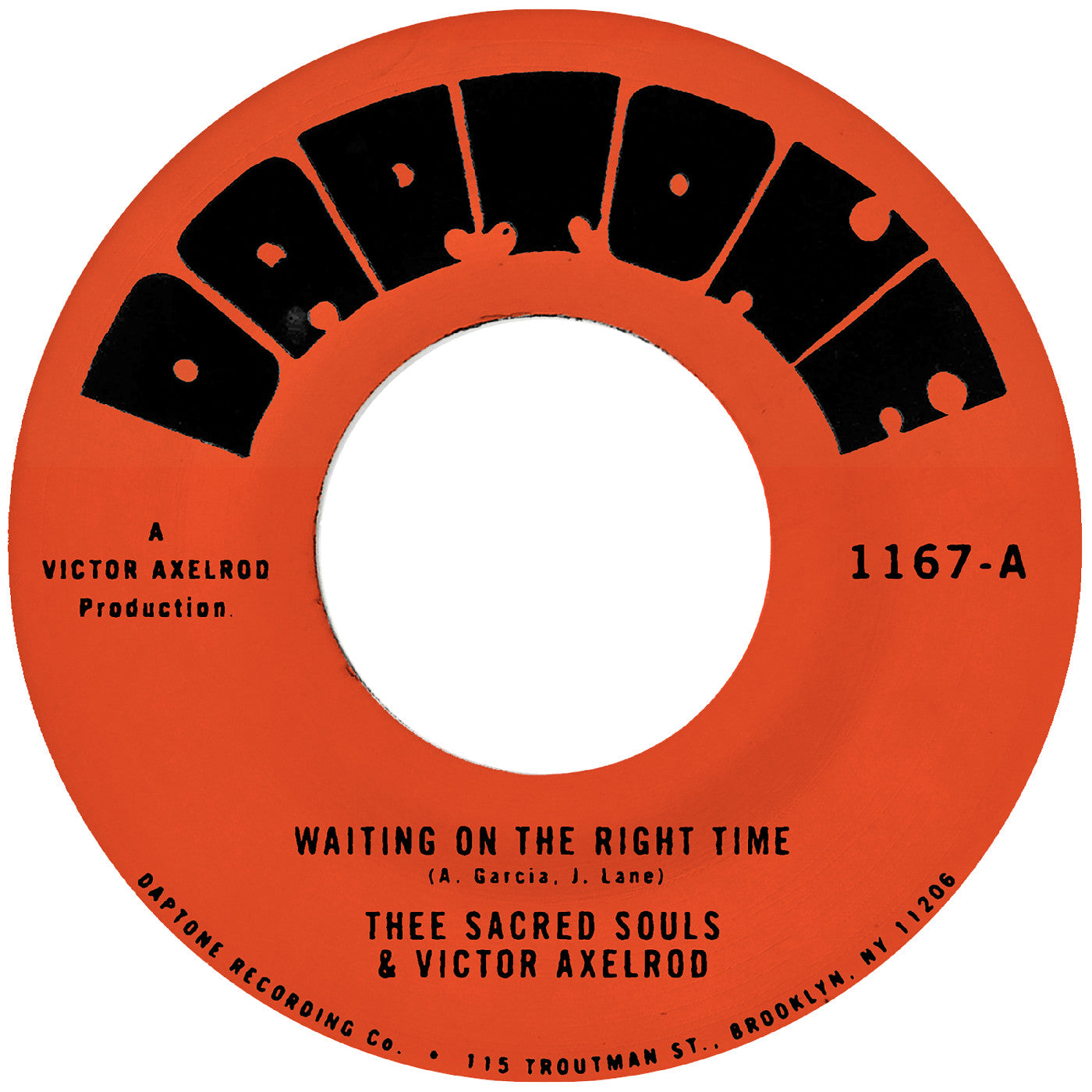 Thee Sacred Souls - Waiting On The Right Time B/W Waiting #2
