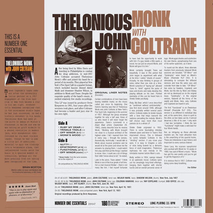 Thelonious Monk with John Coltrane - Thelonious Monk With John Coltrane (Limited Edition, 180 Gram Vinyl with Bonus Tracks) (Import)