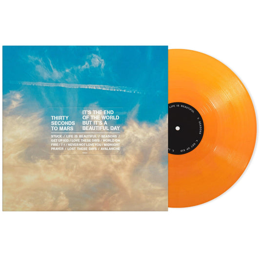 Thirty Seconds To Mars - It's The End Of The World But It's A Beautiful Day (Tangerine Vinyl) (LP) - Joco Records