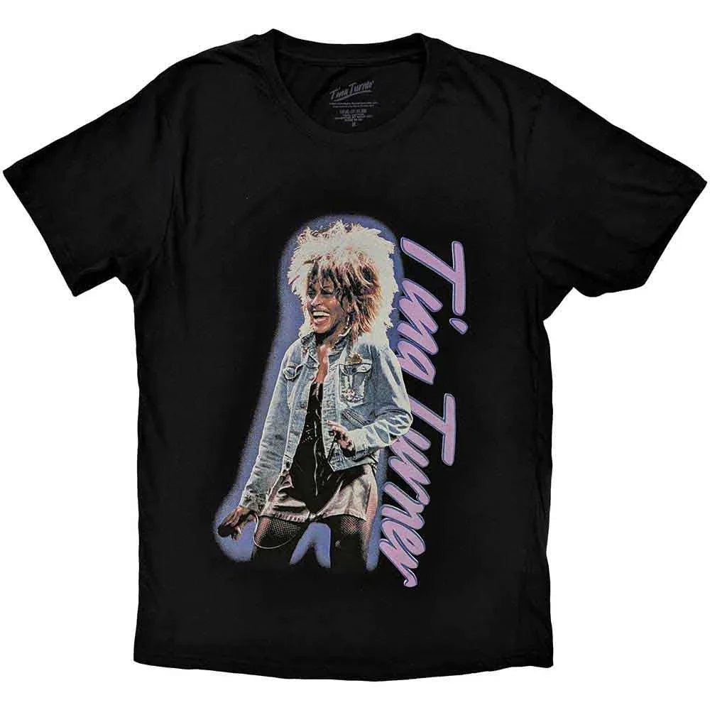 Tina Turner - Vertical Logo (T-Shirt) - Joco Records