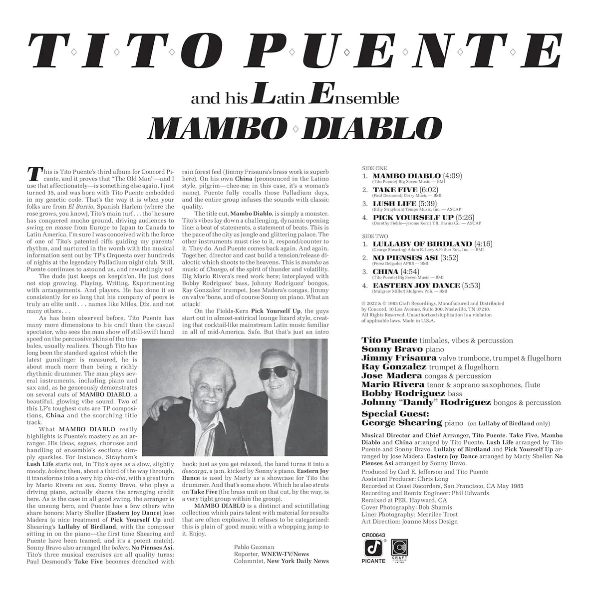 Tito Puente - Mambo Diablo (LP) - Joco Records