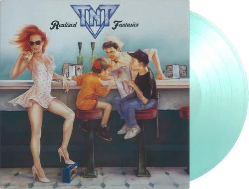 Tnt - Realized Fantasies (Limited Edition Import, 180 Gram Crystal Clear & Turquoise Marble Vinyl) (LP) - Joco Records