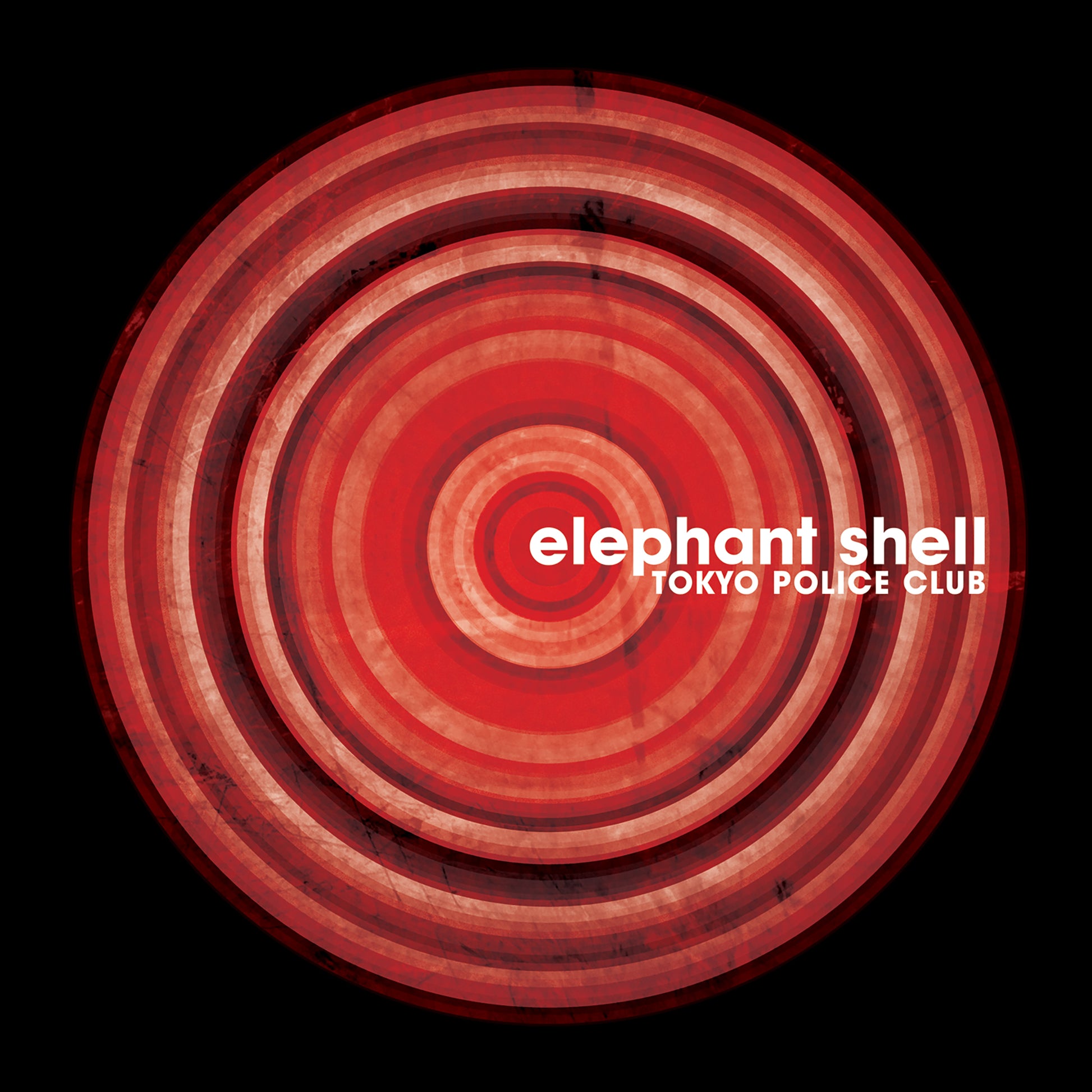 Tokyo Police Club - Elephant Shell (BLACK, RED, & WHITE TRI-COLOR VINYL) - Joco Records