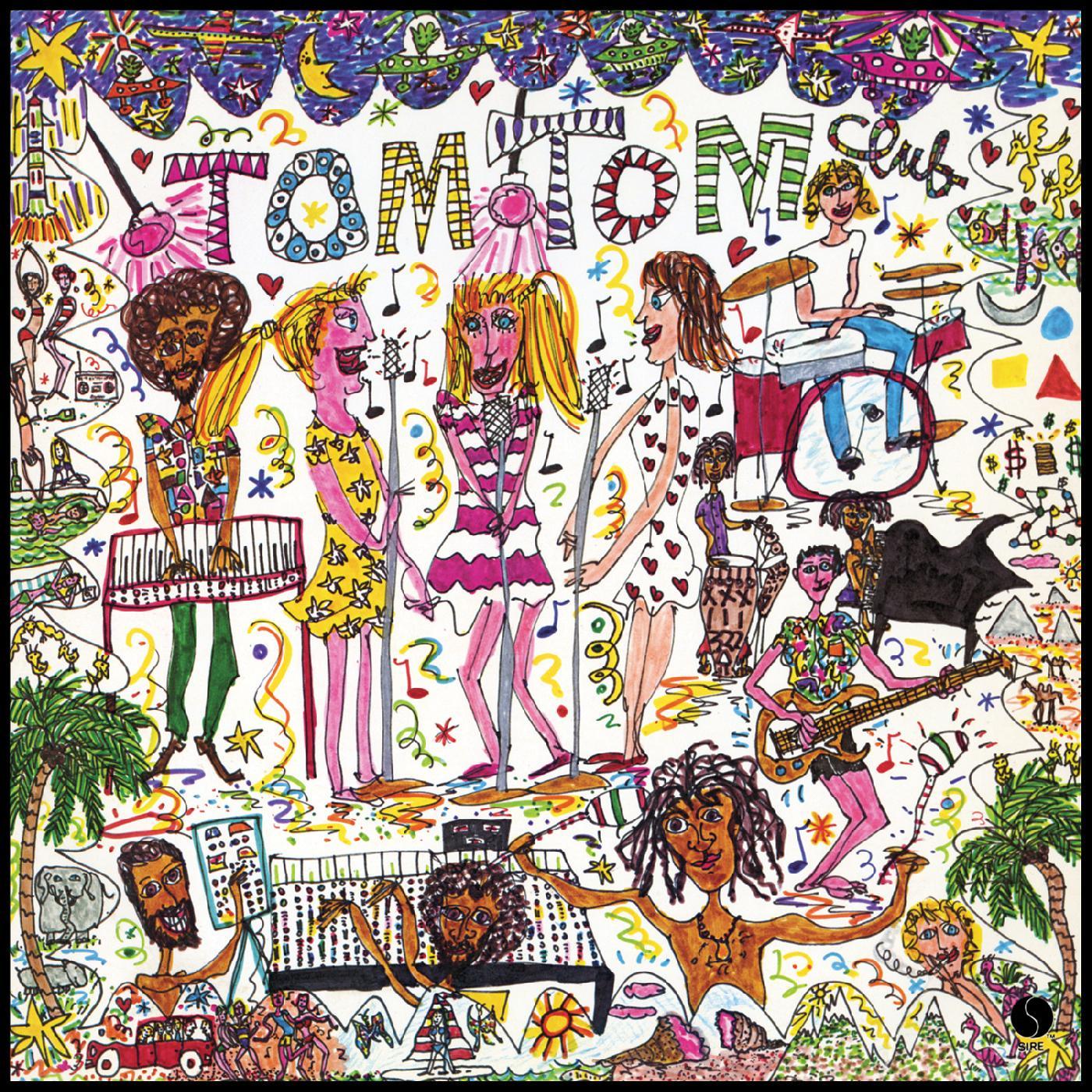 Tom Tom Club - Tom Tom Club (Clear With Pink White & Green Splatter Vinyl) (45th Anniversary) (LP) - Joco Records