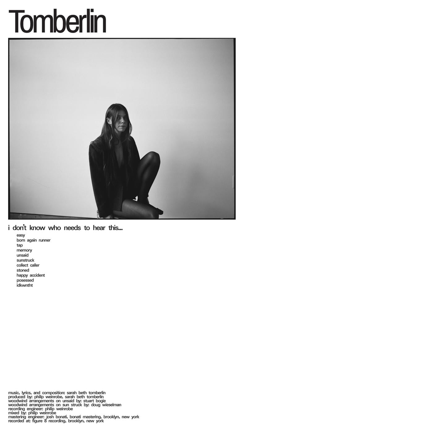 Tomberlin - I Don‚Äôt Know Who Needs To Hear This... (Vinyl) - Joco Records