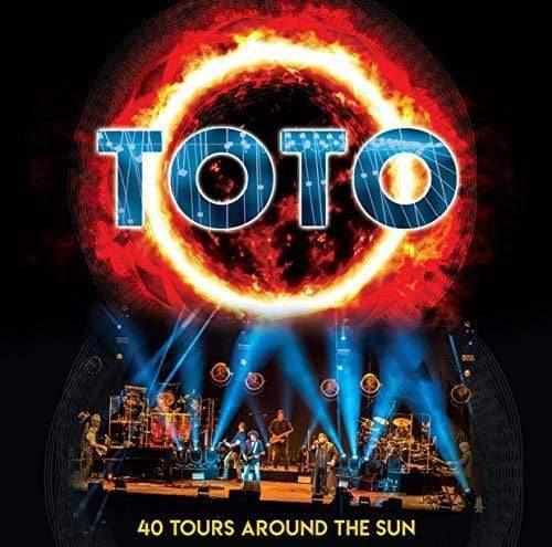 Toto - 40 Tours Around The Sun (Blue & Orange Starburst Swirl Vinyl) (3 LP) - Joco Records