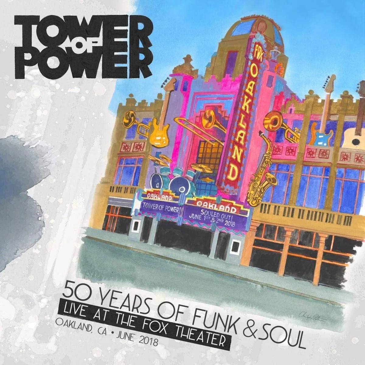 Towers Of Power - 50 Years Of Funk & Soul: Live At The Fox Theater - Oakland, CA - June 2018 (3 LP) - Joco Records