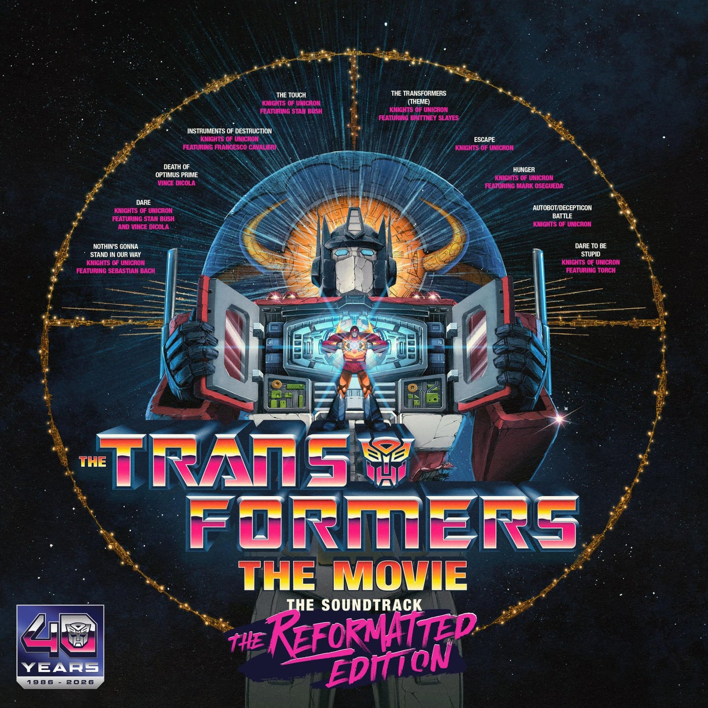 Transformers - The Movie, The Soundtrack, The Reformatted Edition (Energon Pink Vinyl) (LP) - Joco Records