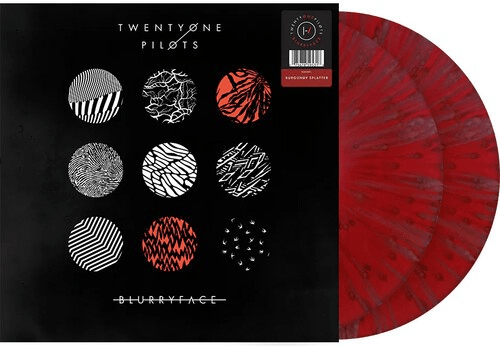 Twenty One Pilots - Blurryface (Limited Edition Import, Red & Black Ice & Burgundy Splatter Vinyl) (2 LP) - Joco Records