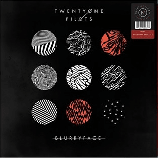 Twenty One Pilots - Blurryface (Limited Edition Import, Red & Black Ice & Burgundy Splatter Vinyl) (2 LP) - Joco Records