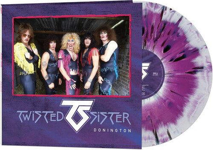 Twisted Sister - Donington (Purple Black & White Splatter Vinyl) (LP) - Joco Records