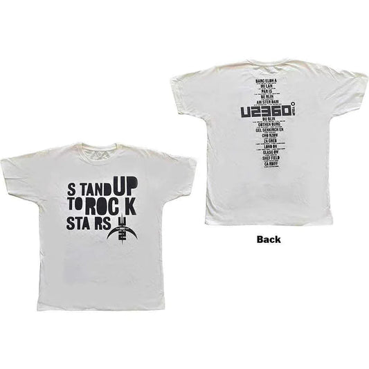 U2 - 360 Degree Tour 2009 Stand Up To Rock Stars (T-Shirt) - Joco Records