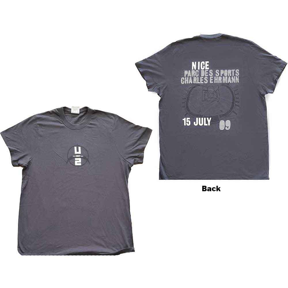 U2 - 360 Degree Tour Nice 2009 (T-Shirt) - Joco Records