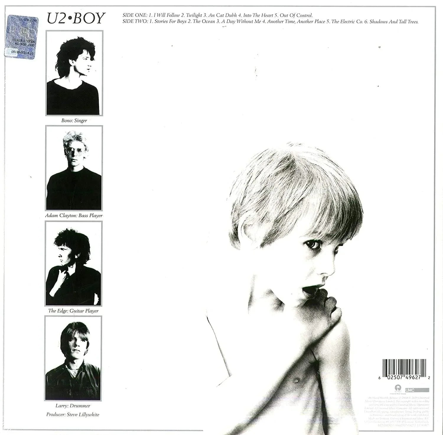 U2 - Boy (40th Anniversary Edition) (Indie Exclusive, RSD &, Remastered, White Vinyl) (LP) - Joco Records