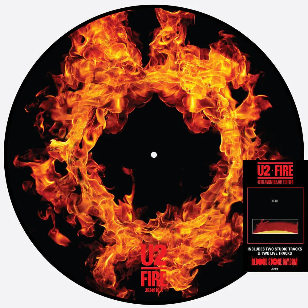 U2 - Fire (40th Anniversary) (RSD Exclusive, Limited Edition, Picture Disc) (Vinyl EP) - Joco Records