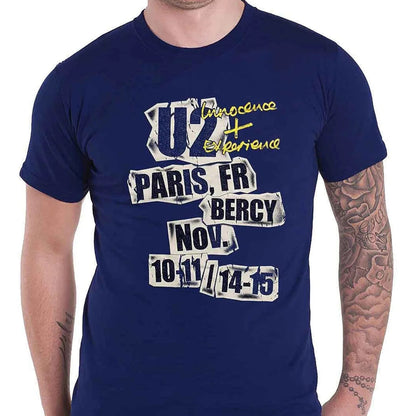 U2 - I+E Paris - 2018 Event (Ex-Tour Tee) (T-Shirt) - Joco Records