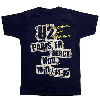 U2 - I+E Paris - 2018 Event (Ex-Tour Tee) (T-Shirt) - Joco Records