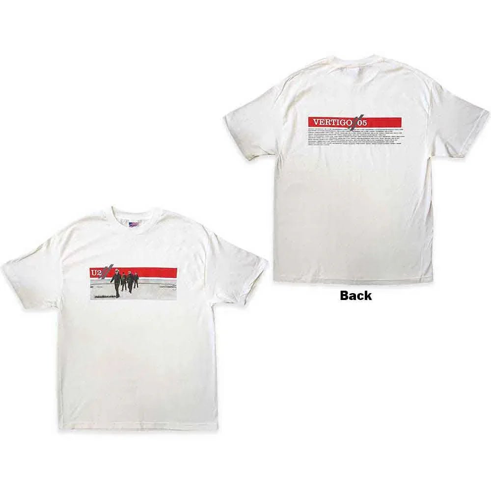 U2 - Vertigo 2005 Band Photo (T-Shirt) - Joco Records