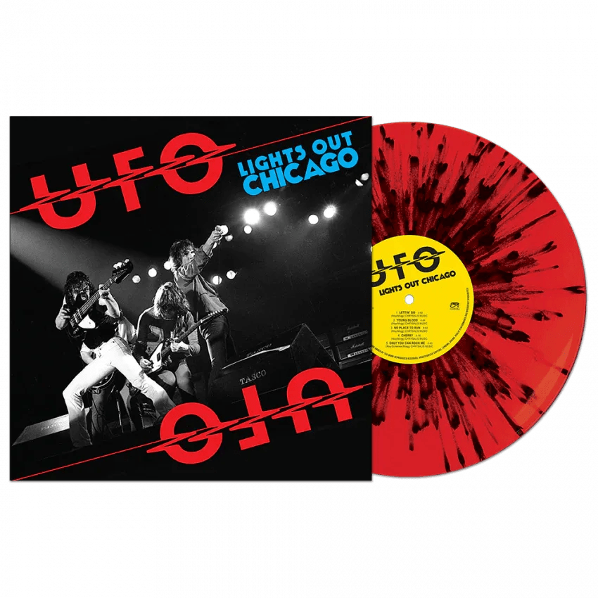 Ufo - Lights Out IN Chicago (Limited Edition,Color Vinyl, Red & Black Splatter) (LP) - Joco Records