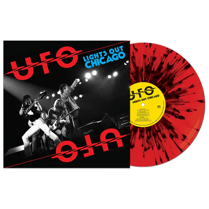 Ufo - Lights Out IN Chicago (Limited Edition,Color Vinyl, Red & Black Splatter) (LP) - Joco Records